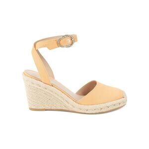 STUART WEITZMAN orange Espadrille Wedge Heel Pumps size 9.5